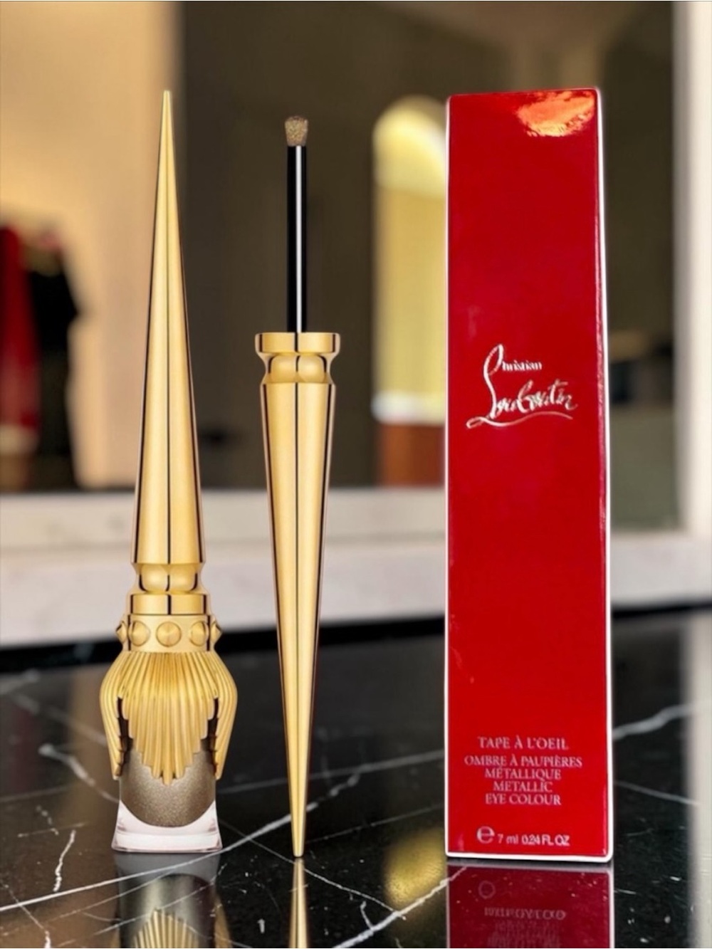 NIB Christian Louboutin Tape à l’Oeil Metallic Eyeshadow - Amazonite